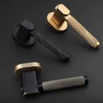 Modern Caramel Fabric Sofa